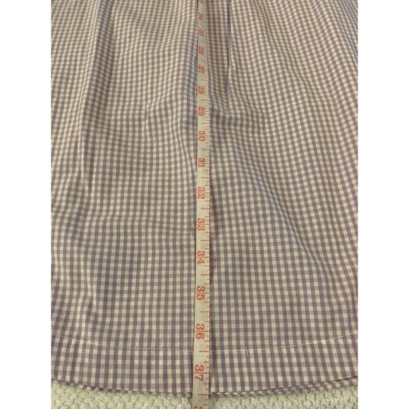 Columbia PFG Dress Large Sleeveless Super Bonehead Lilac Purple Plaid Gorpcore - Picture 5 of 16